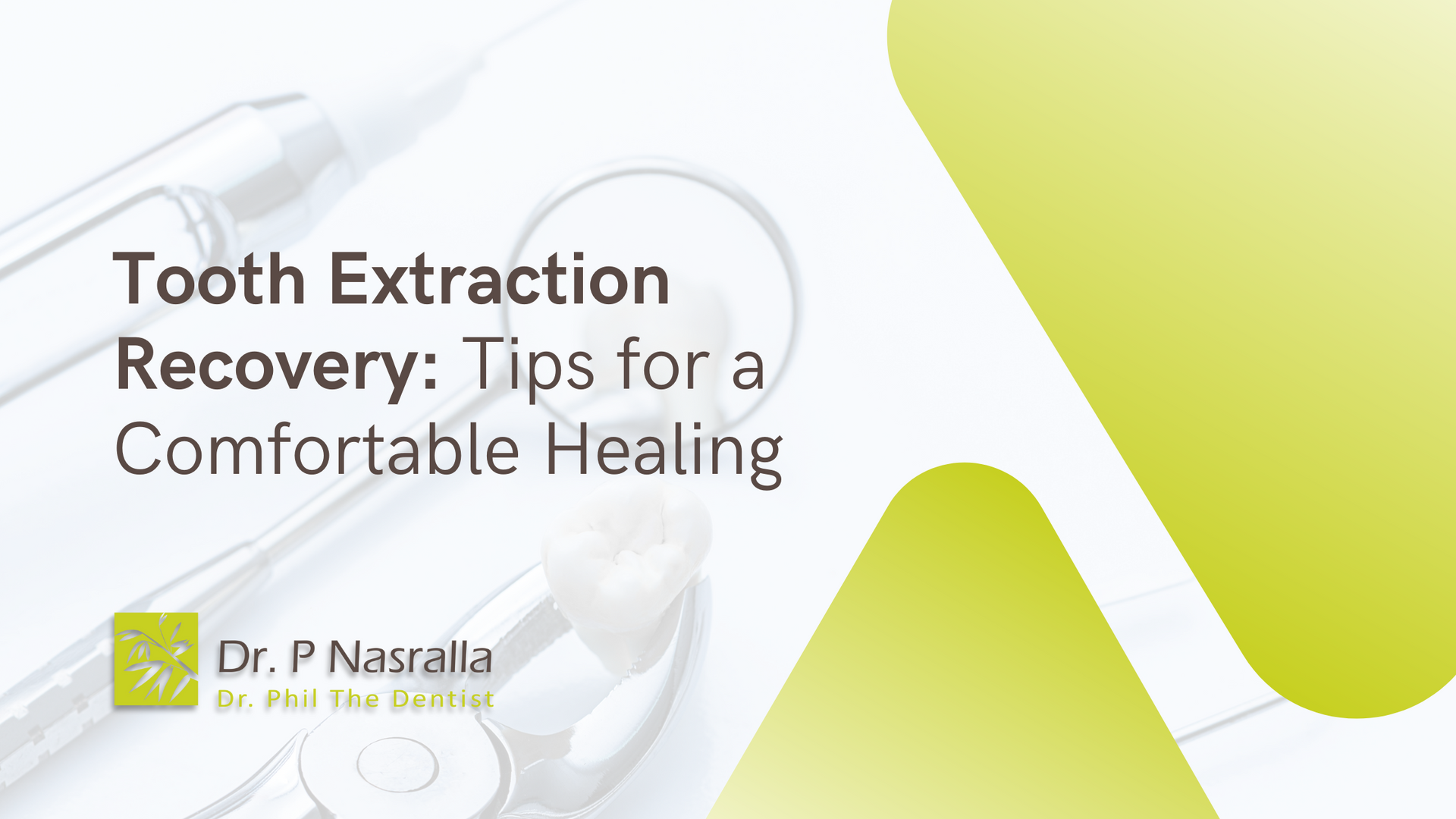 Tooth extraction recovery : tips for a comfortable healing