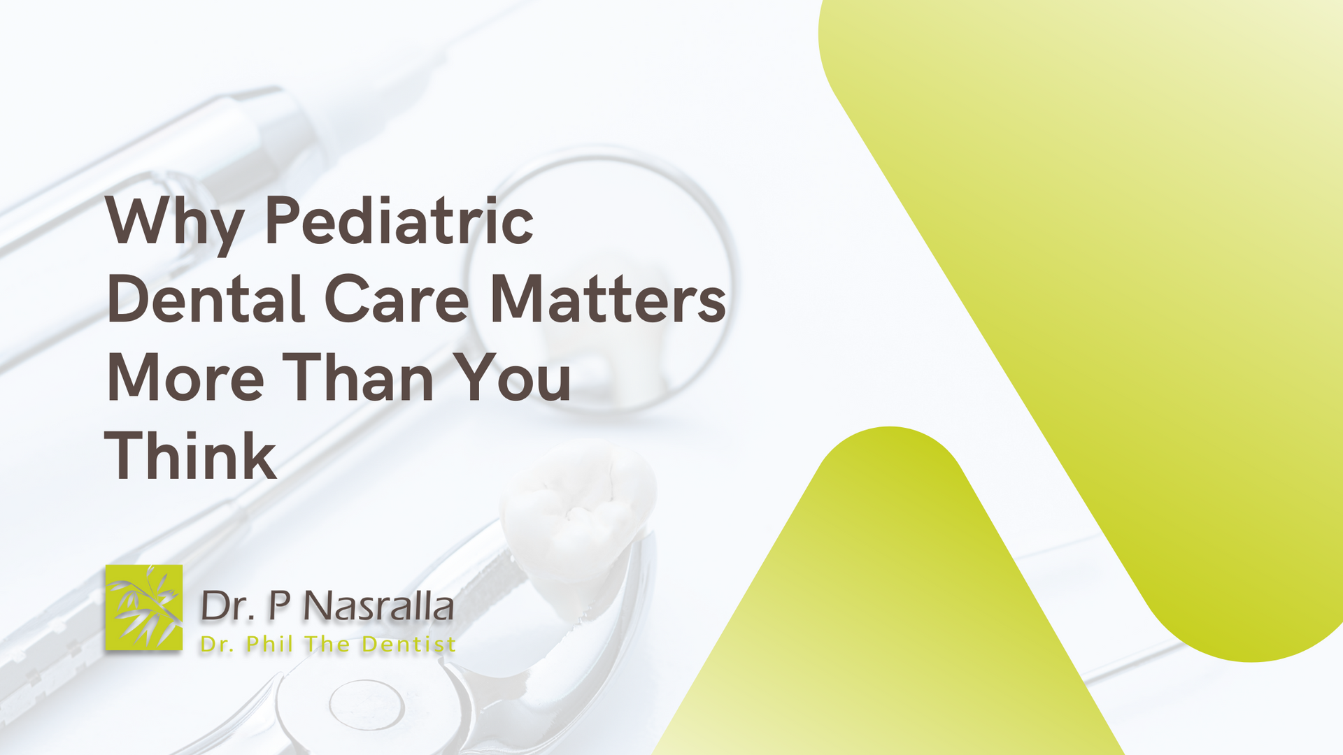 Why pediatric dental care matters more than you think
