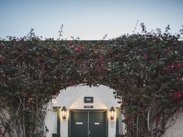 The front office as seen from the entry way