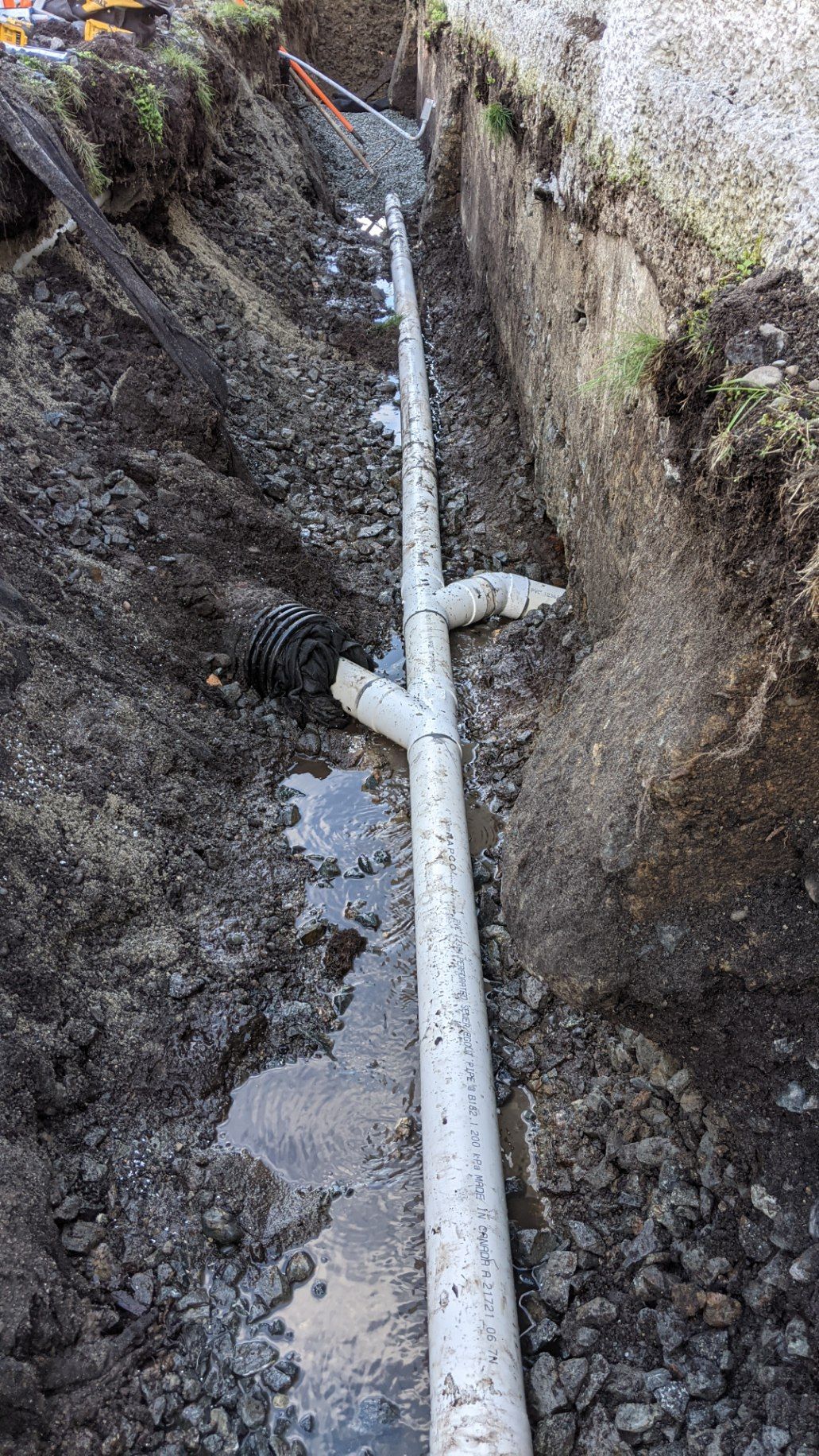 image of drain pipe repair and replacement service in Colwood BC
