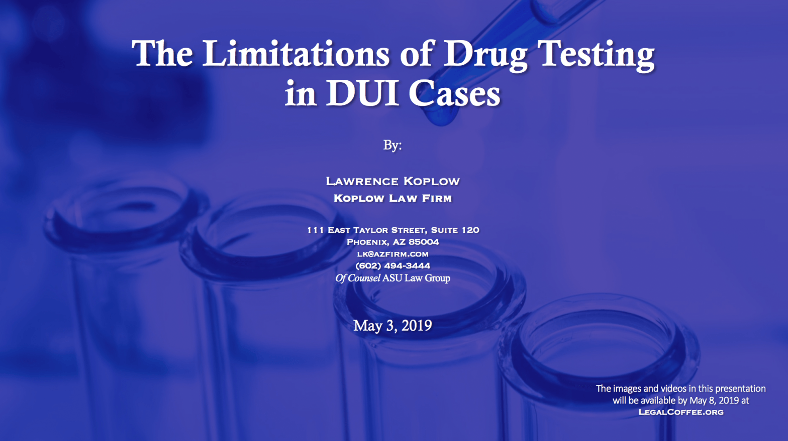 Arizona DUI The Limitations of Drug Testing in DUI Cases