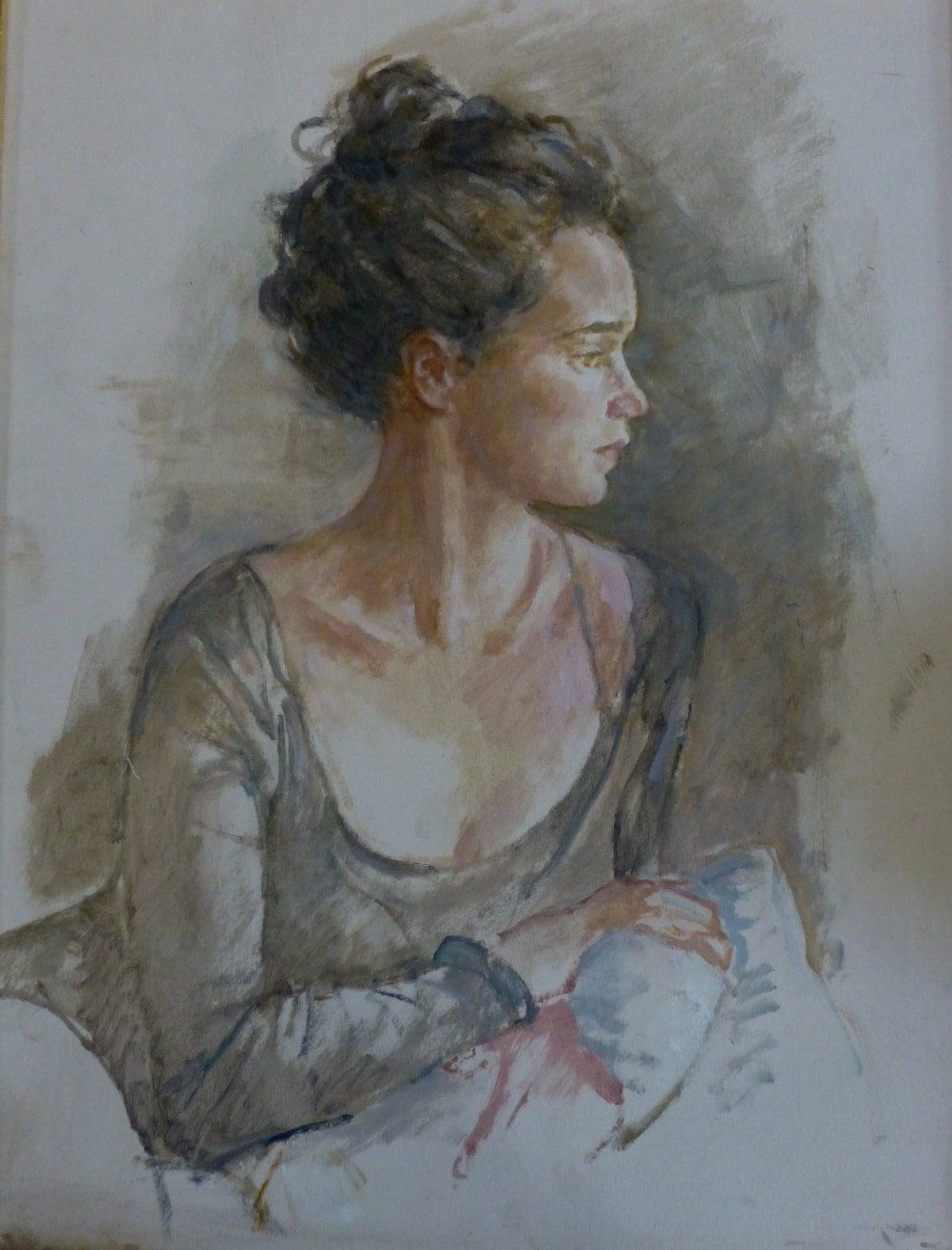 painting of a female
