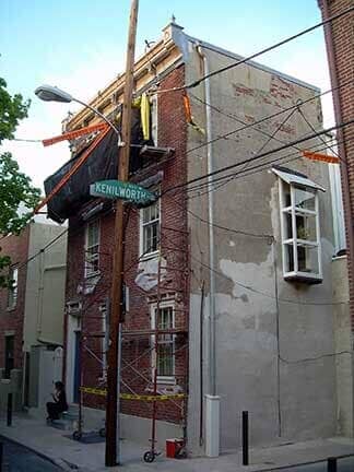 Damaged Brick Building — Masonry Restoration in Philadelphia PA
