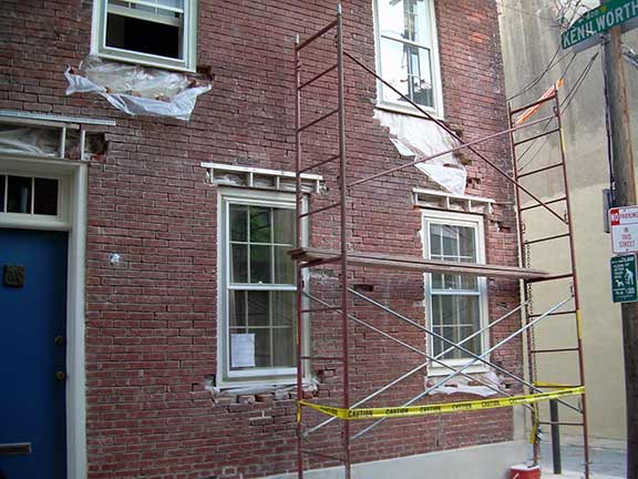 Deteriorating Brick Building — Masonry Restoration in Philadelphia PA