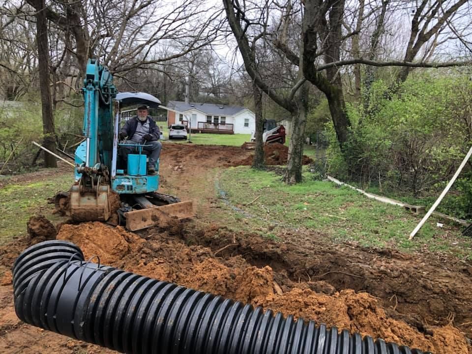 yard drainage construction services in Maryland