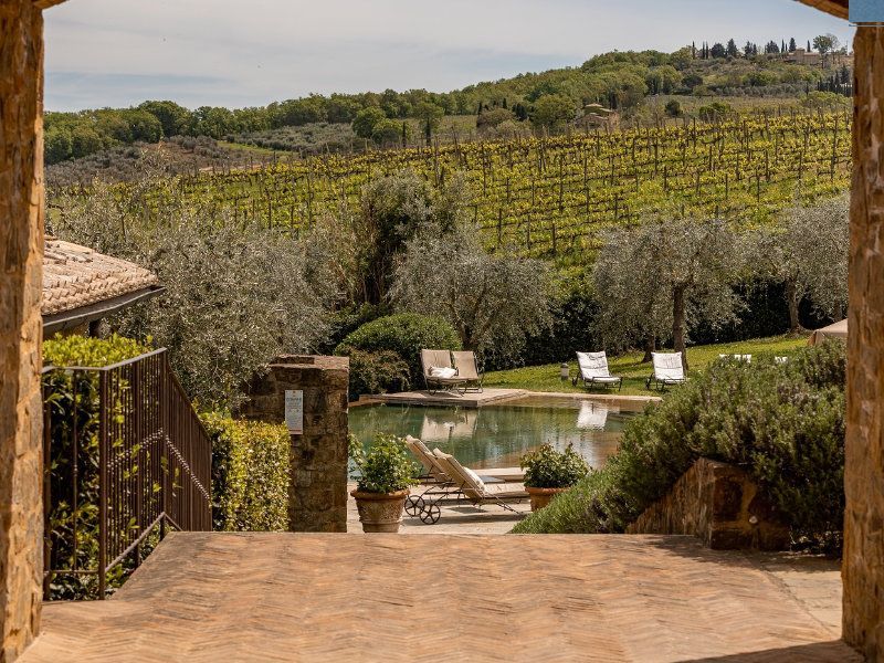 Wine resort Borgo Canalicchio di Sopra near Montalcino