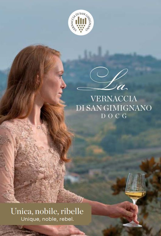 Brochure of Vernaccia di San Gimignano wine consortium
