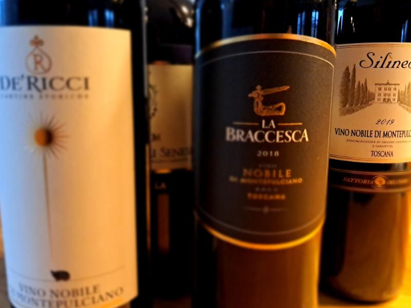 Enkele heerlijke rode wijnen uit Montepulciano om te proeven