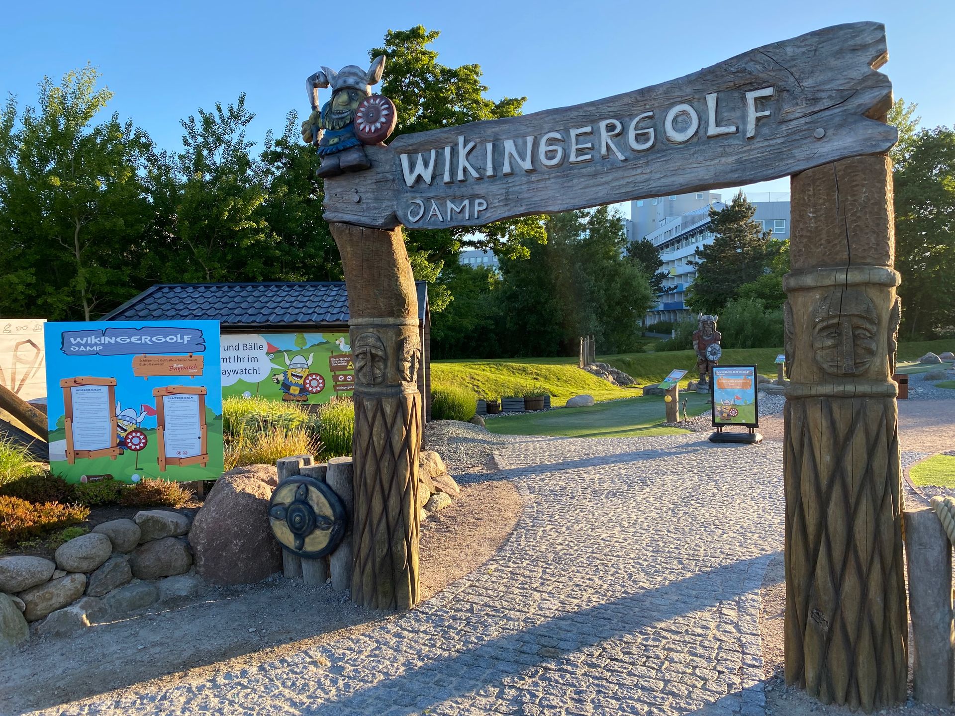 Wikingergolf in Damp
