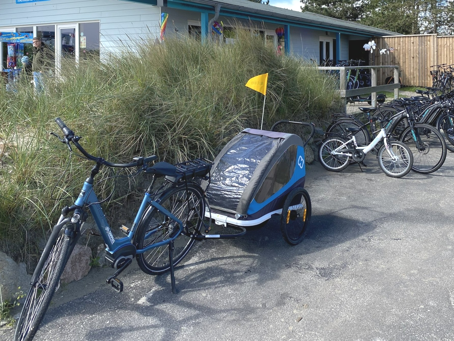 Radwege entlang der Küste - an einigen Stellen wir hier in Damp ist das möglich. Fahrrad fahren an der Ostsee - an einigen Stellen wir hier in Damp ist das möglich.