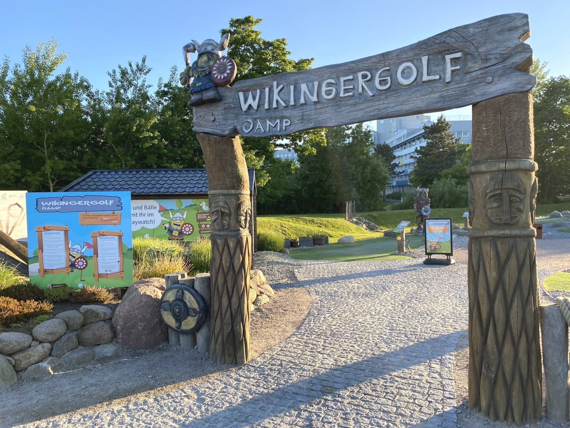 Minigolf an der Ostsee der besonderen Art: Wikingergolf