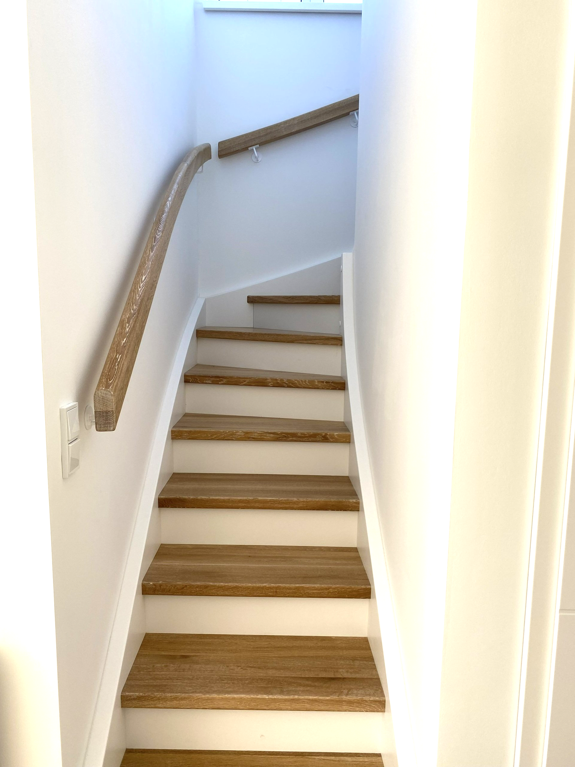 Bequeme Treppe ins Obergeschoss
