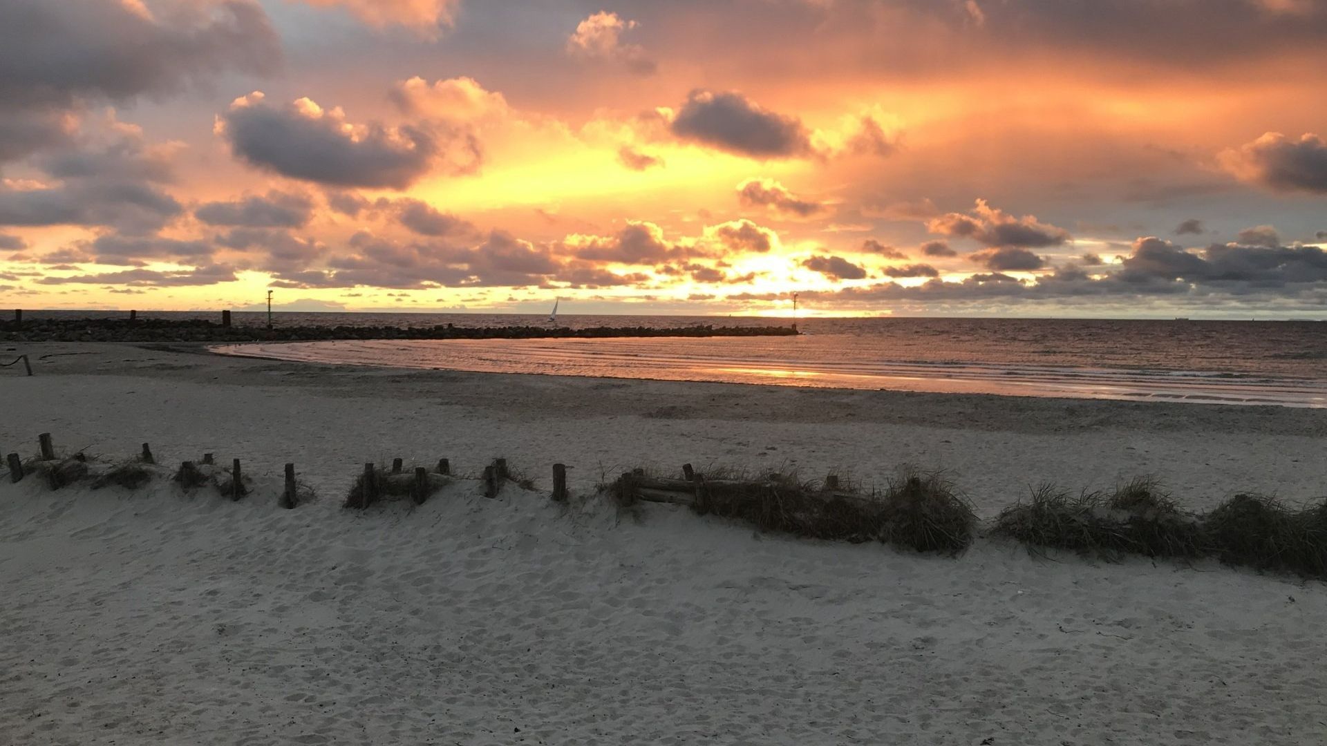 Sonnenaufgang an der Ostsee