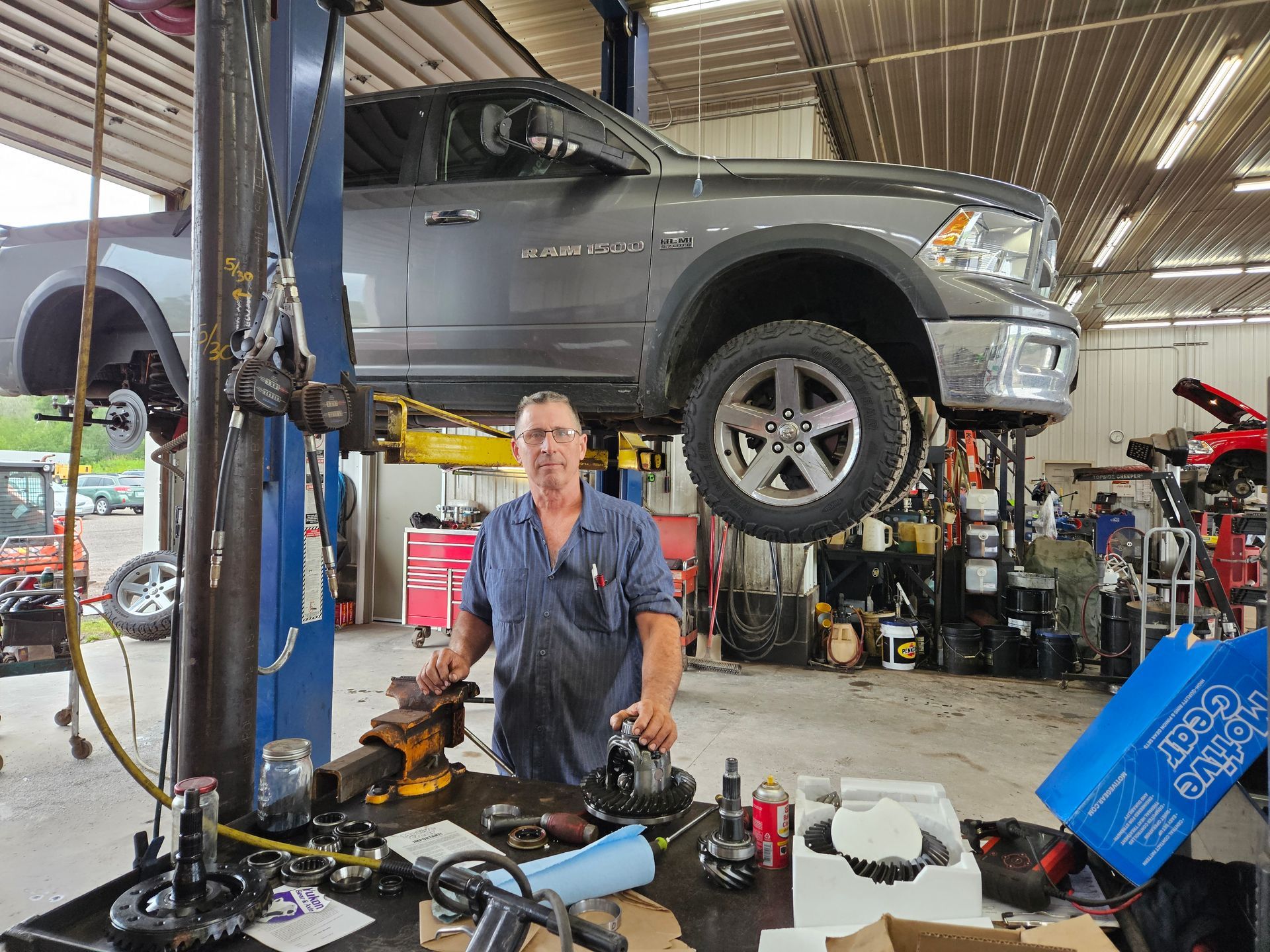 Around the shop at East End Auto in Duluth, MN