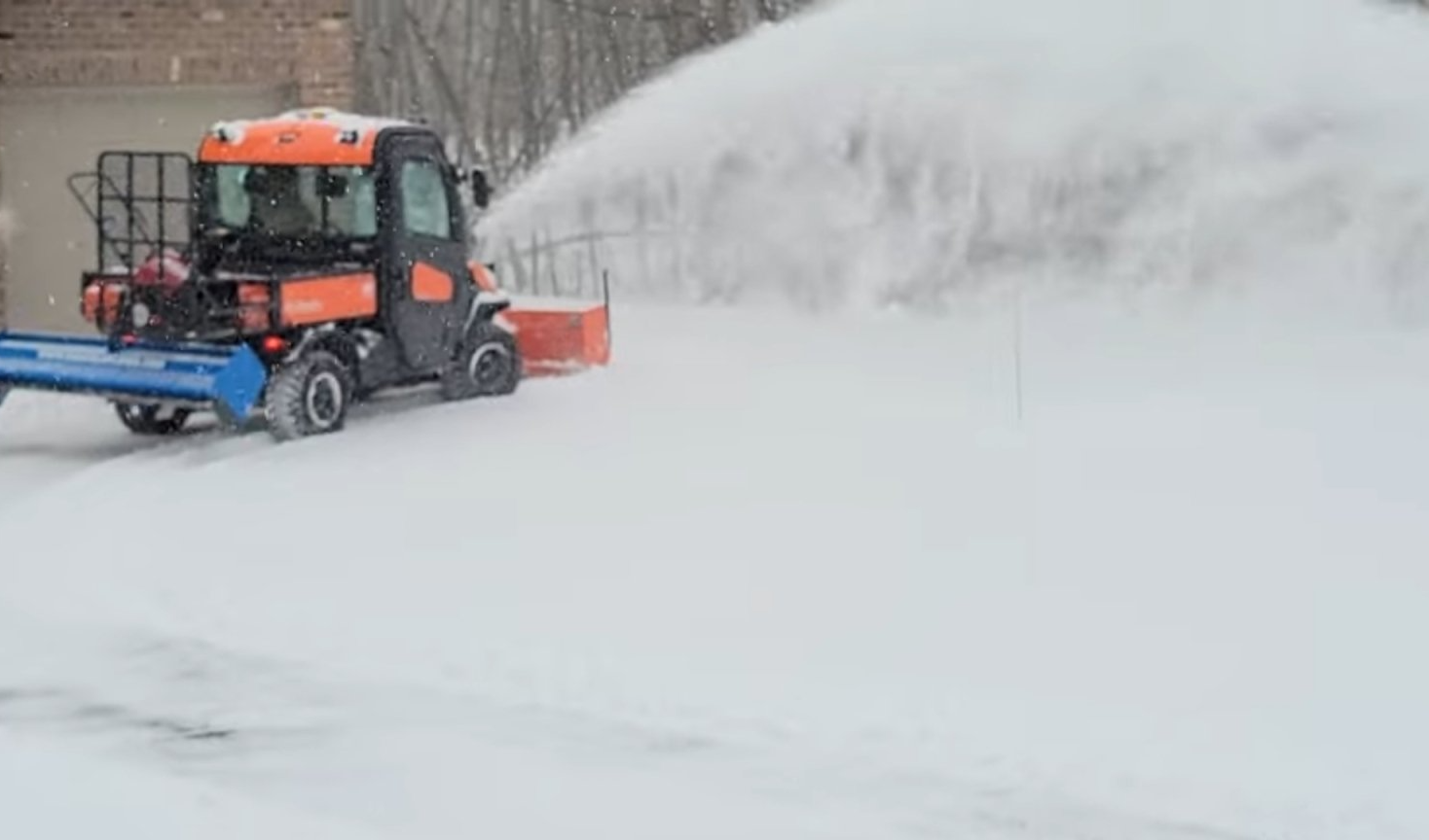 snow plowing