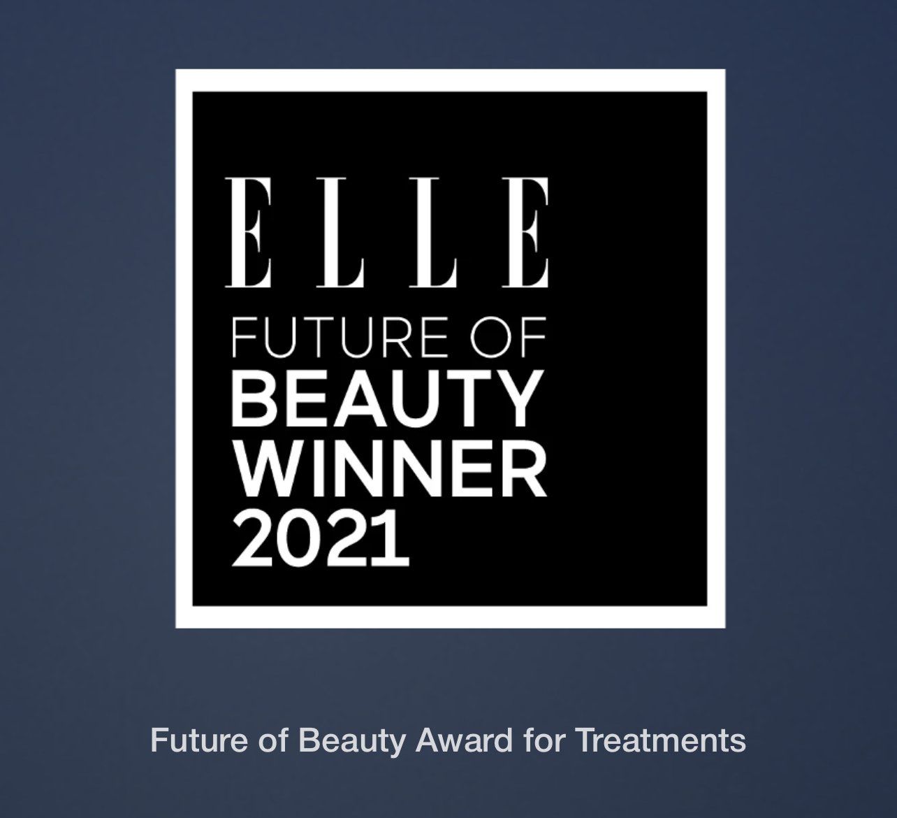 Elle future of beauty winner 2021 future of beauty award for treatments
