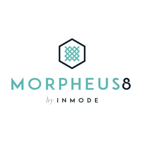 The logo for morpheus by inmode is a hexagon with a knot in the middle.