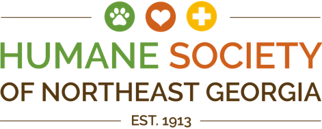 the logo for the humane society of northeast Georgia