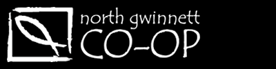 a black and white logo for North Gwinnett co-op