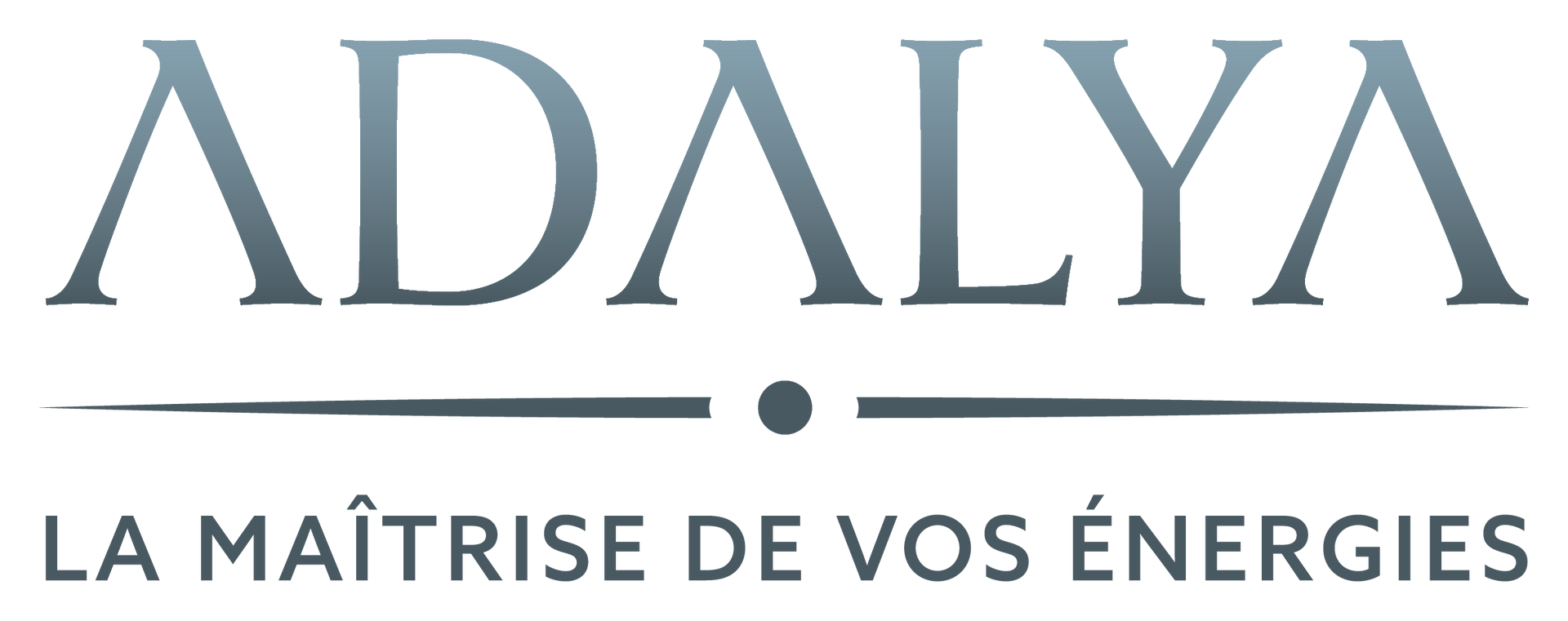 A logo for adalya la maitrise de vos energies