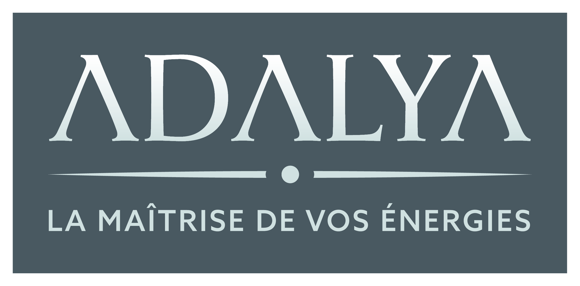 A logo for adalya la maitrise de vos energies