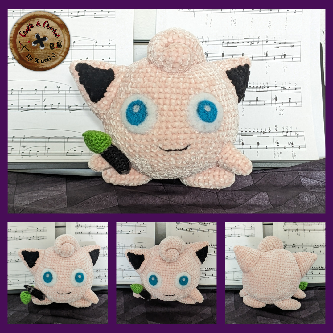 Custom crochet character plush