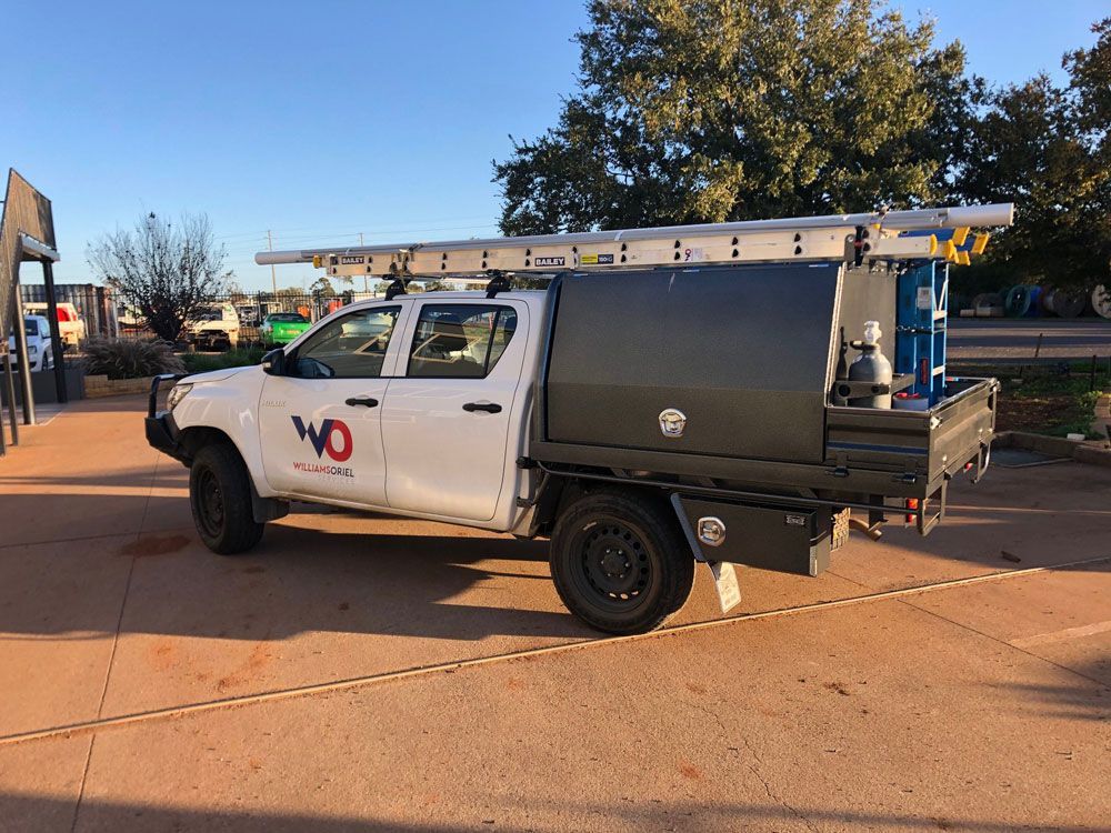 Tradie Trailer With Alloy Canopy — Welding Works in Orange, NSW