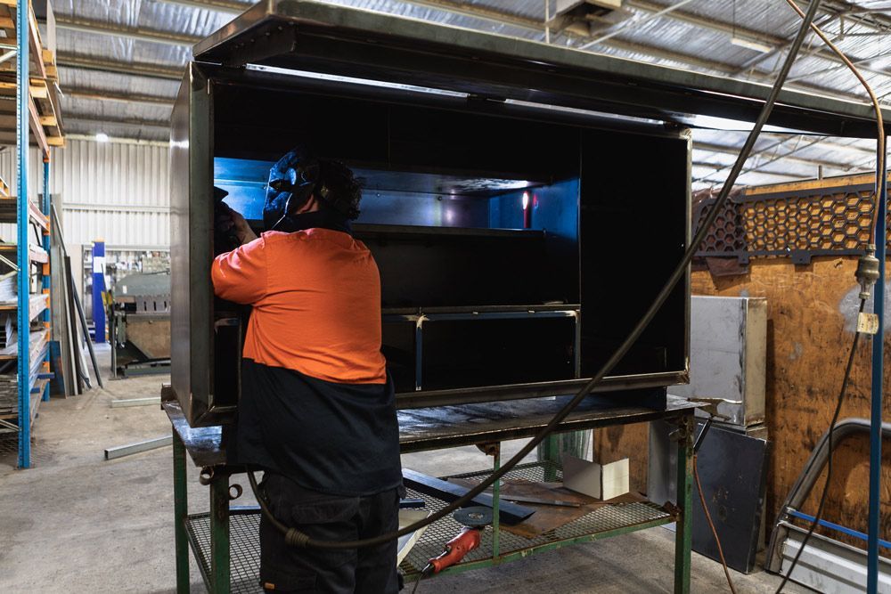 Tradie Welding Steel Parts — Welding Works in Bourke, NSW
