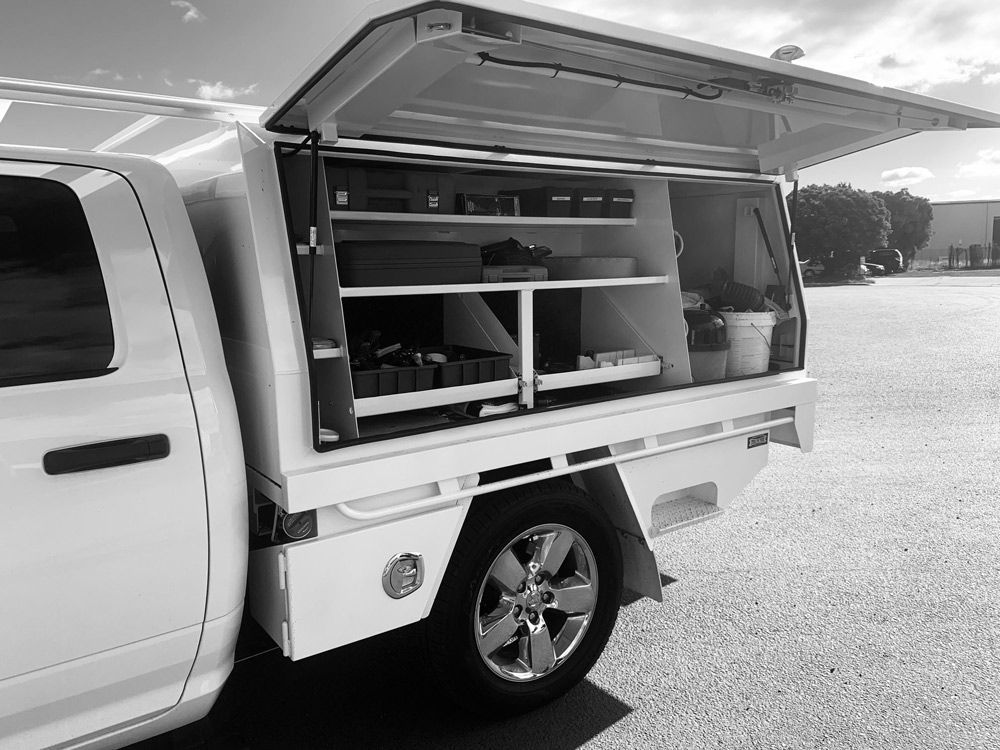 Tool Box With Canopy Installed On The Ute — Welding Works in Dubbo, NSW