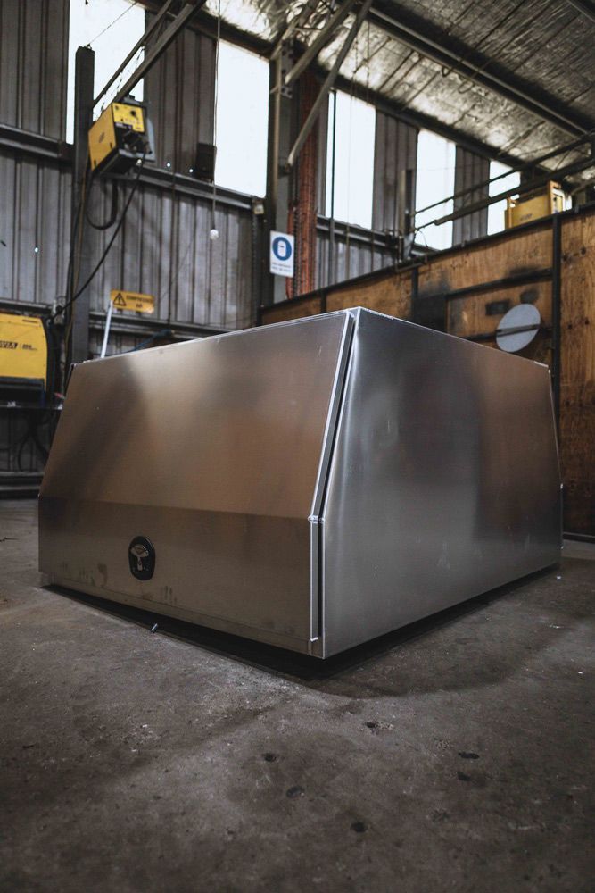 Custom Designed Steel Toolbox With Canopy — Welding Works in Mudgee, NSW