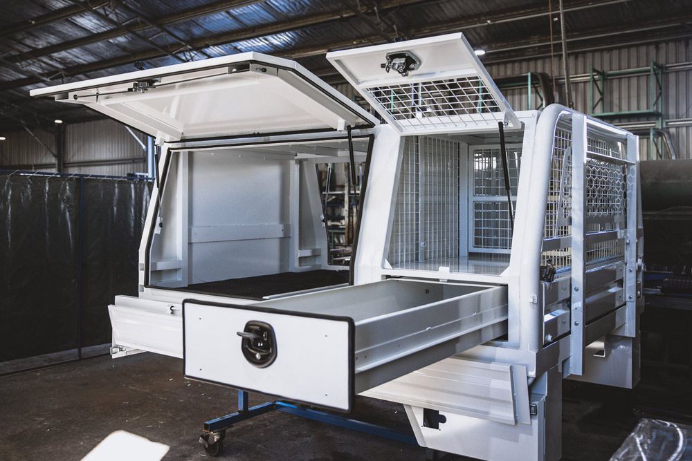 Custom Toolboxes With Undertray Drawer — Welding Works in Dubbo, NSW