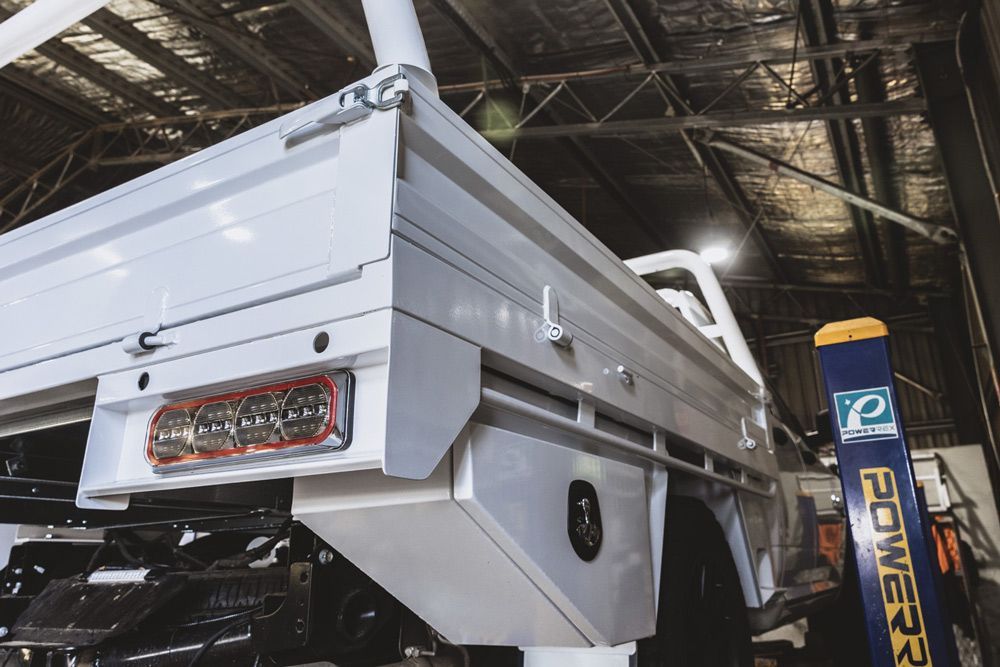 Closeup View Of Undertray Toolbox — Welding Works in Dubbo, NSW