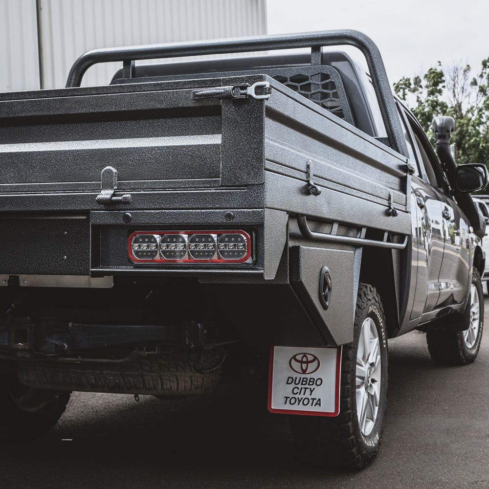 Toyota With Steel Ute Tray — Welding Works in Parkes, NSW