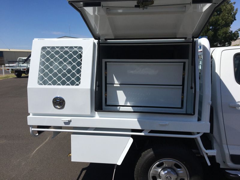 Tool Box With Installed Drawers — Welding Works in Parkes, NSW