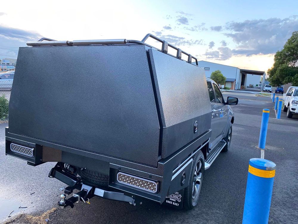 Closeup View Of Alloy Canopy — Welding Works in Lightning Ridge, NSW