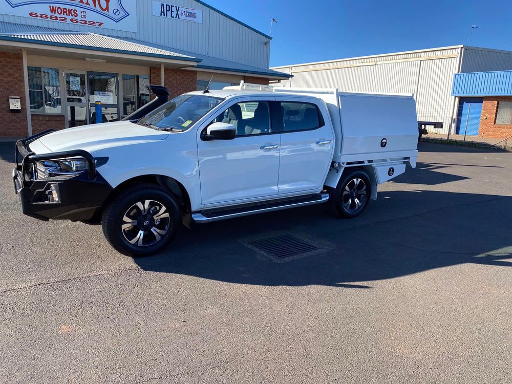 Custom Designed Canopy On Vehicle — Welding Works in Bourke, NSW