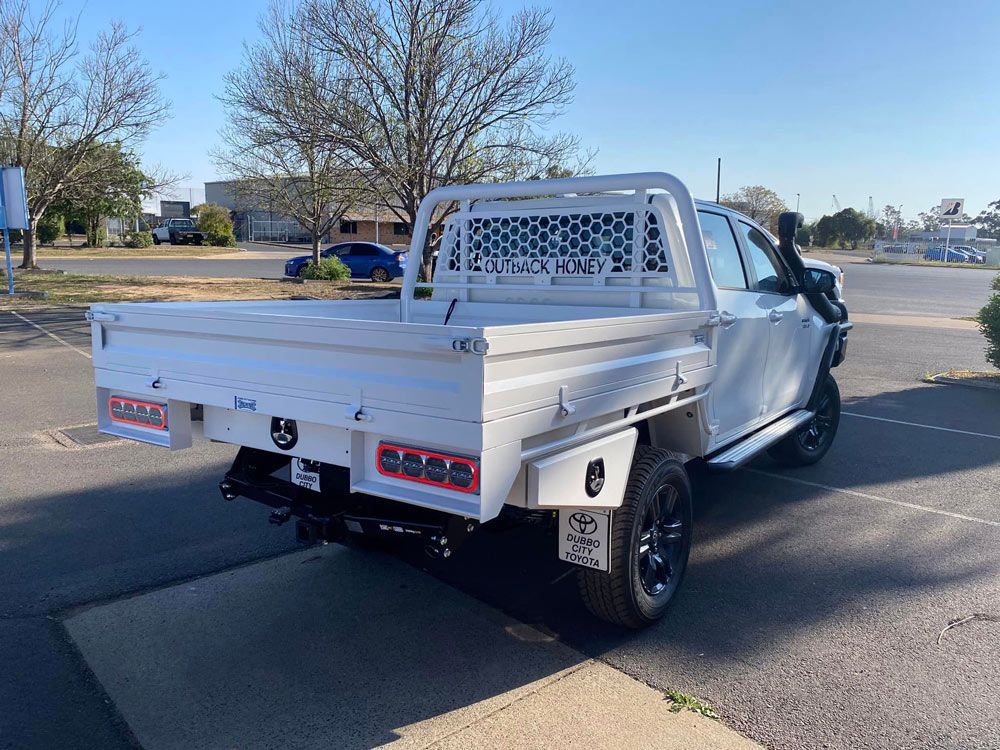 Toyota Hi-Lux Custom-Designed Tray — Welding Works in Cobar, NSW