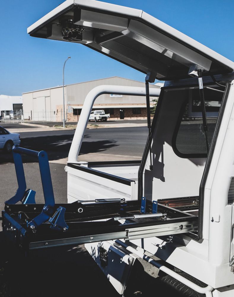 Professionally Welded Ute Tool Box With Drawer — Welding Works in Bathurst, NSW
