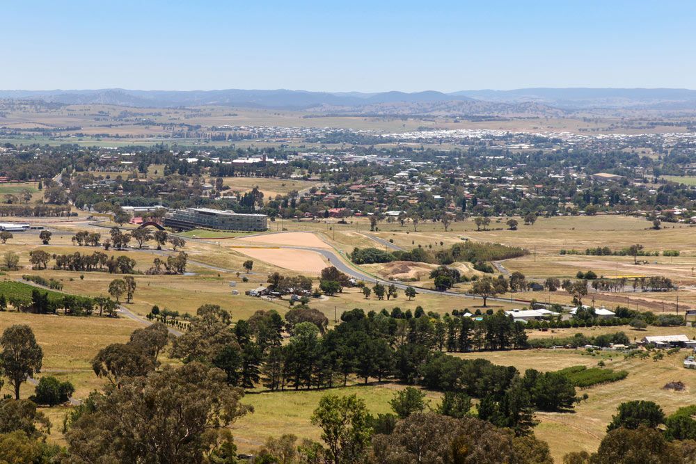 Aerial View Of The Town — Welding Works in Bathurst, NSW