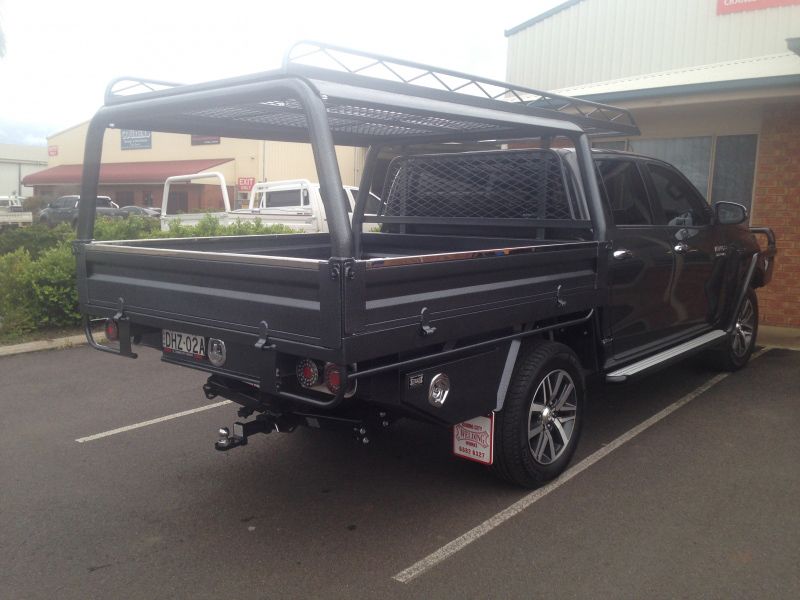 Hilux Dual Cab With Full Builders Rack