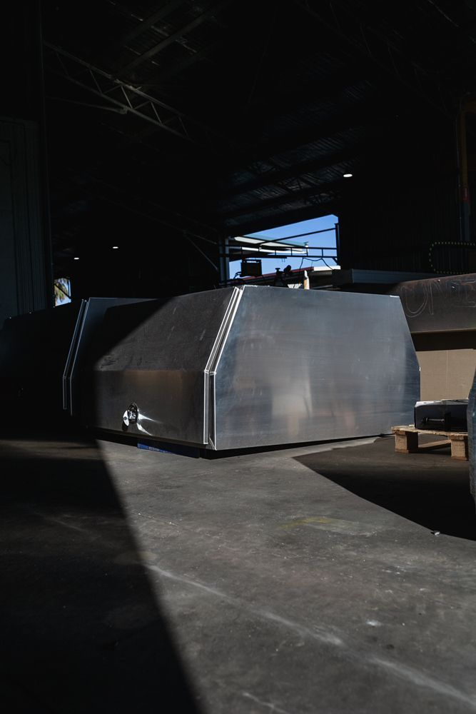 Custom Toolbox Inside Garage — Welding Works in Parkes, NSW