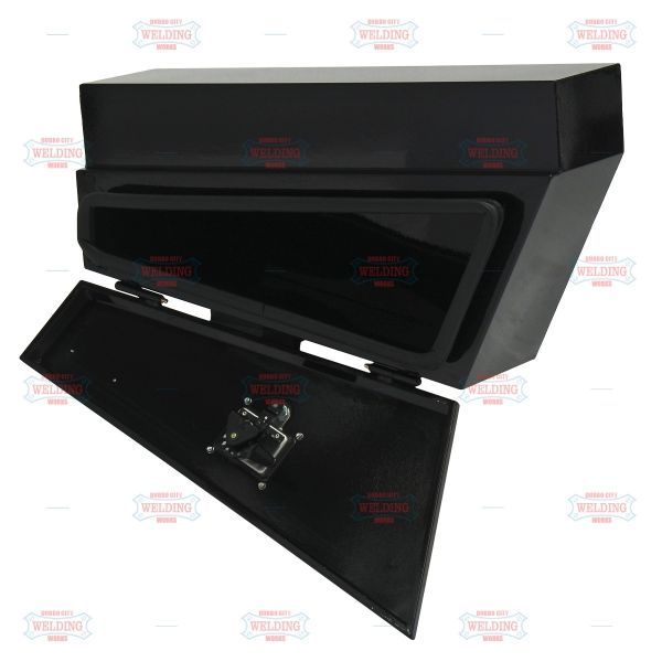 Underbody Tapered - Black Steel Left of Wheel Opened