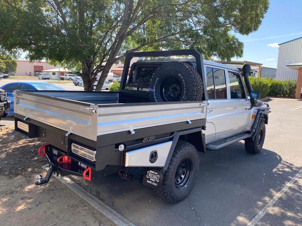 A Vehicle With Steel Ute Tray 