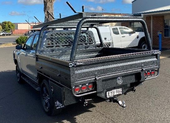 Builders rack on top of a steel ute  — Welding Works in Dubbo, NSW