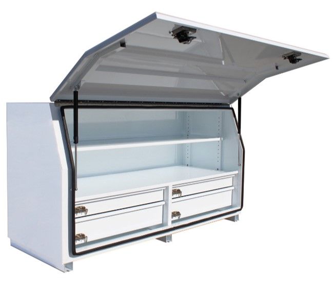 White Custom-made toolbox— Welding Works in Dubbo, NSW