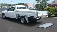 White Ute Tray with Lyco Loader