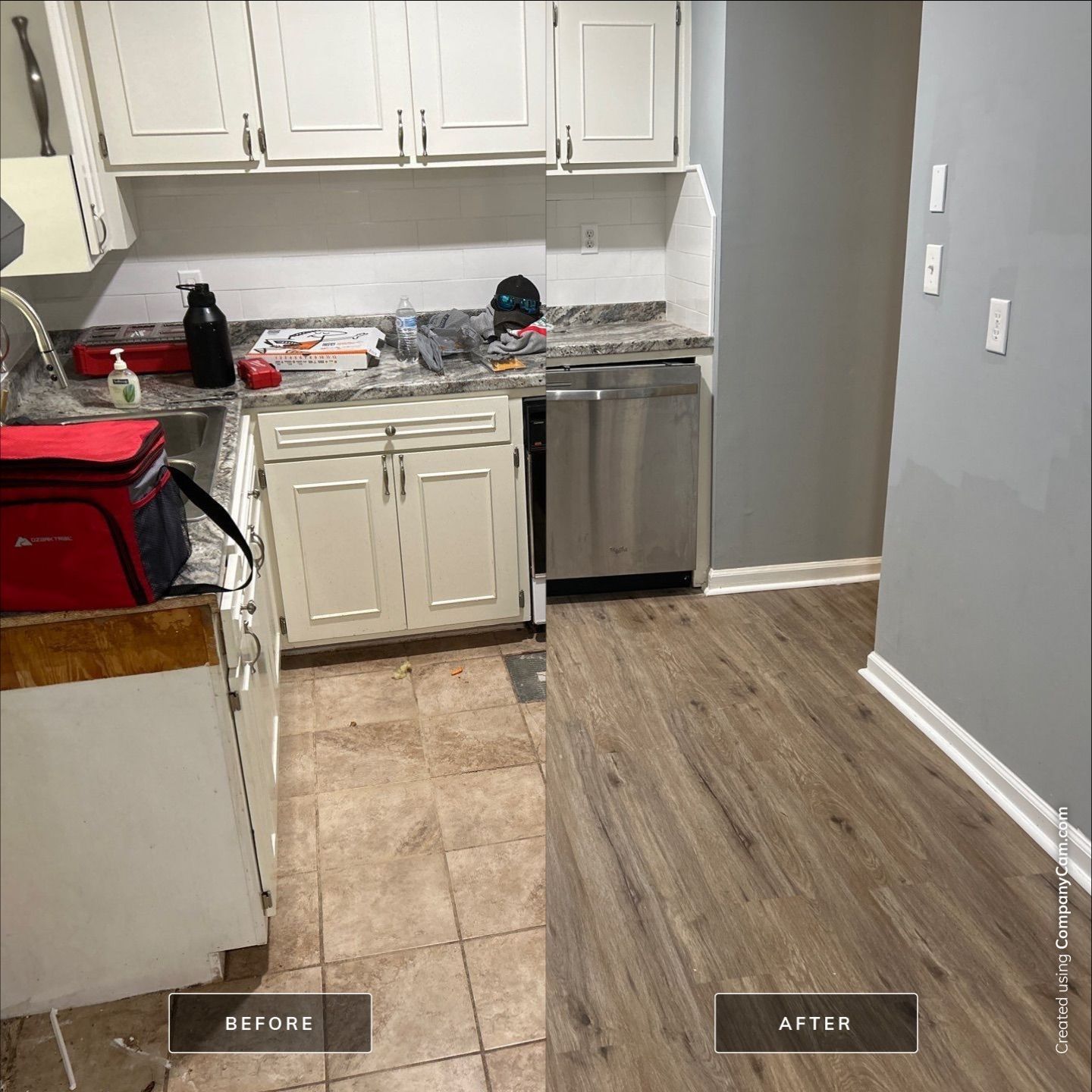 Before and After Kitchen Renovation – Columbus, GA – All Veteran Renovators