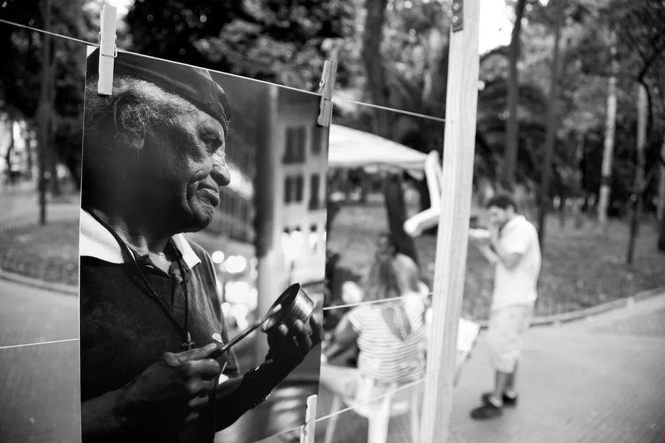 Exposição na Avenida Ipiranga
