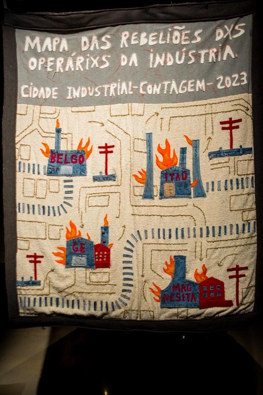 Um mapa de uma cidade com muitos edifícios