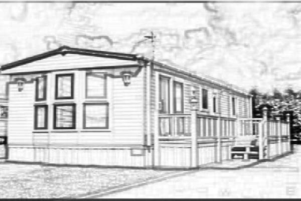 sketch of manufactured home